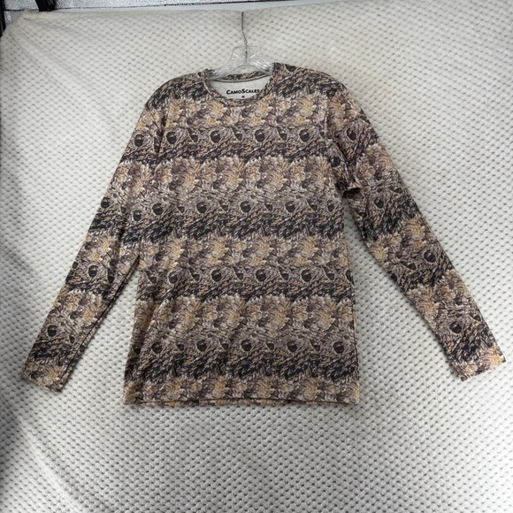CamoScales Other - CamoScales Camouflage Long‎ Sleeve T-Shirt Mens Medium Hunting Casual